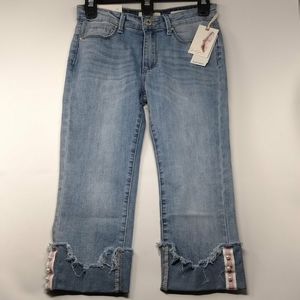 Jessica Simpson Girl's Cherish Capri Big Jeans